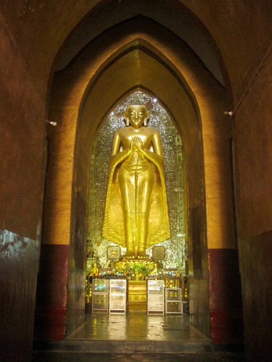 Inside a temple