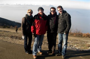 With friends on Vodno