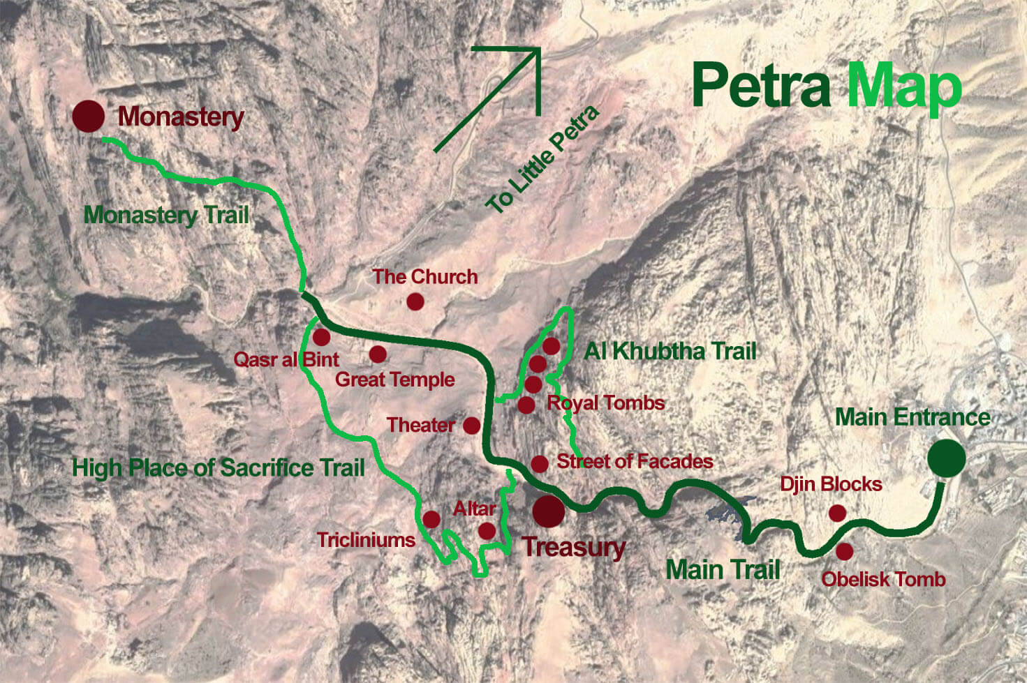 Petra Egypt Map How To Visit Petra From Egypt FTTQY