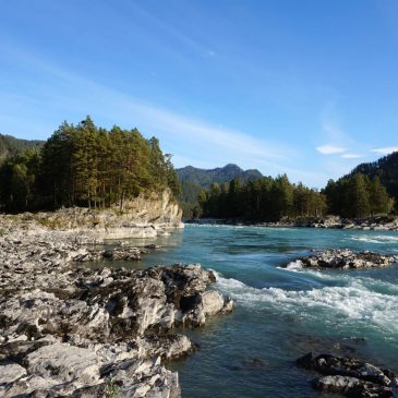 Altai Mountains - Katun River in Ust'-Muny