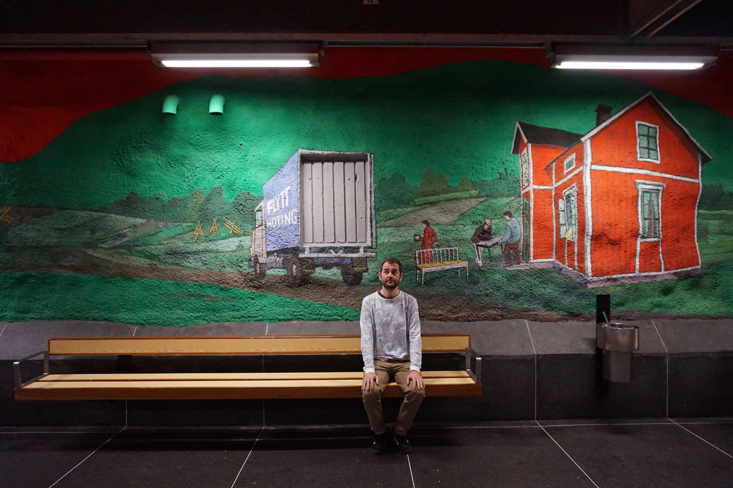 Stockholm Metro System - Underground art