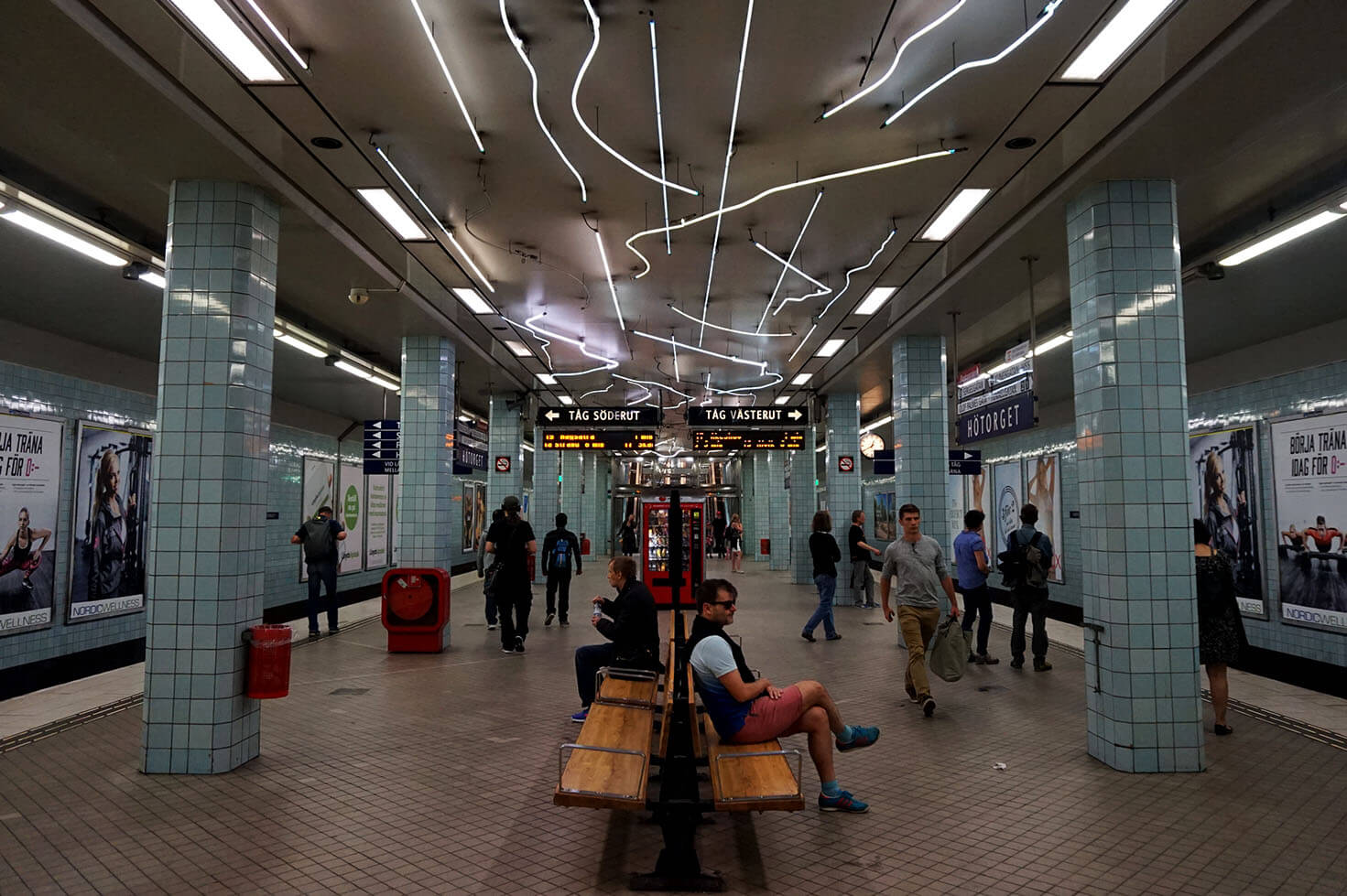 Stockholm Metro Stations - Underground art