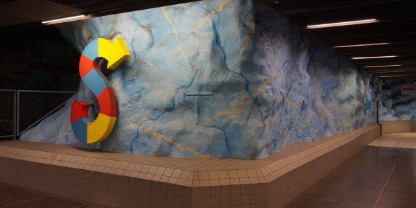 Stockholm Metro System - Stadion