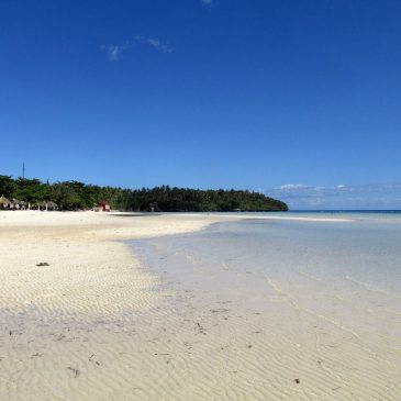 Low tide on Santiago Bay Beach 