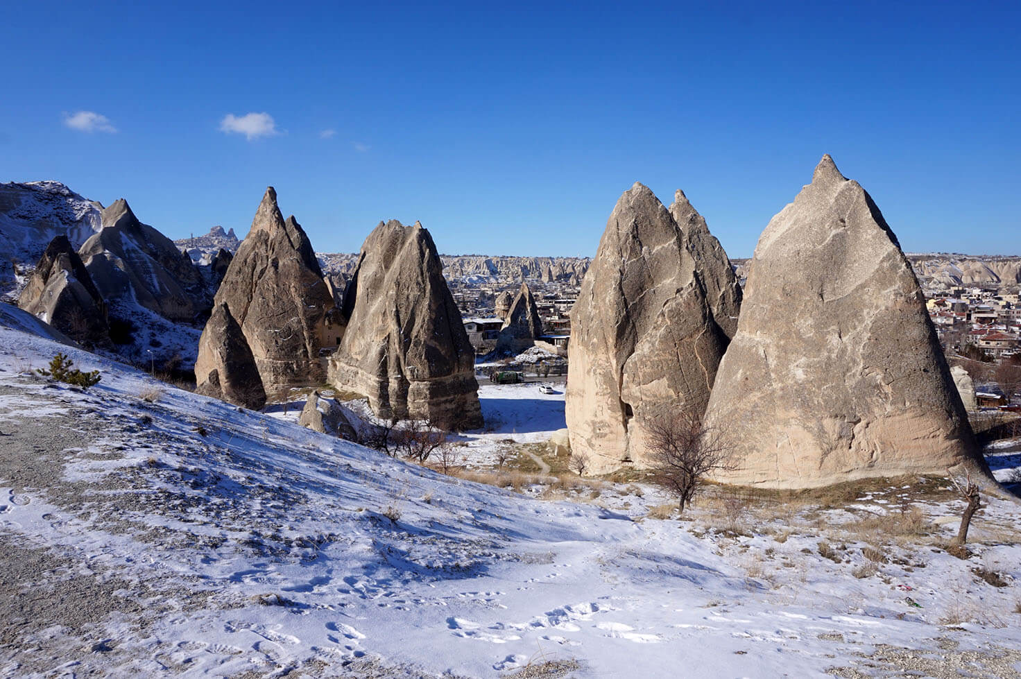 Winter in Cappadocia - snow