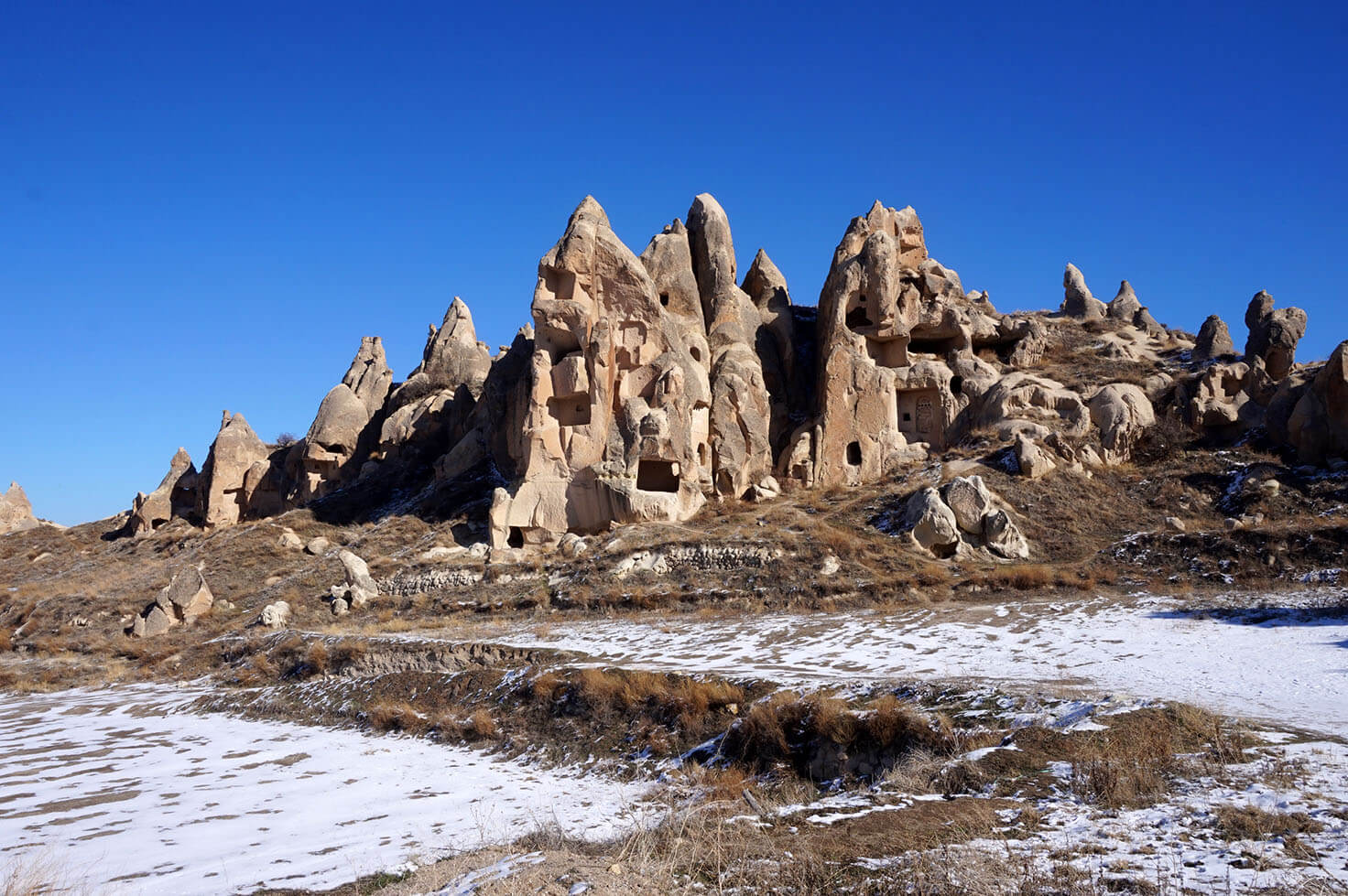Strange rock formations