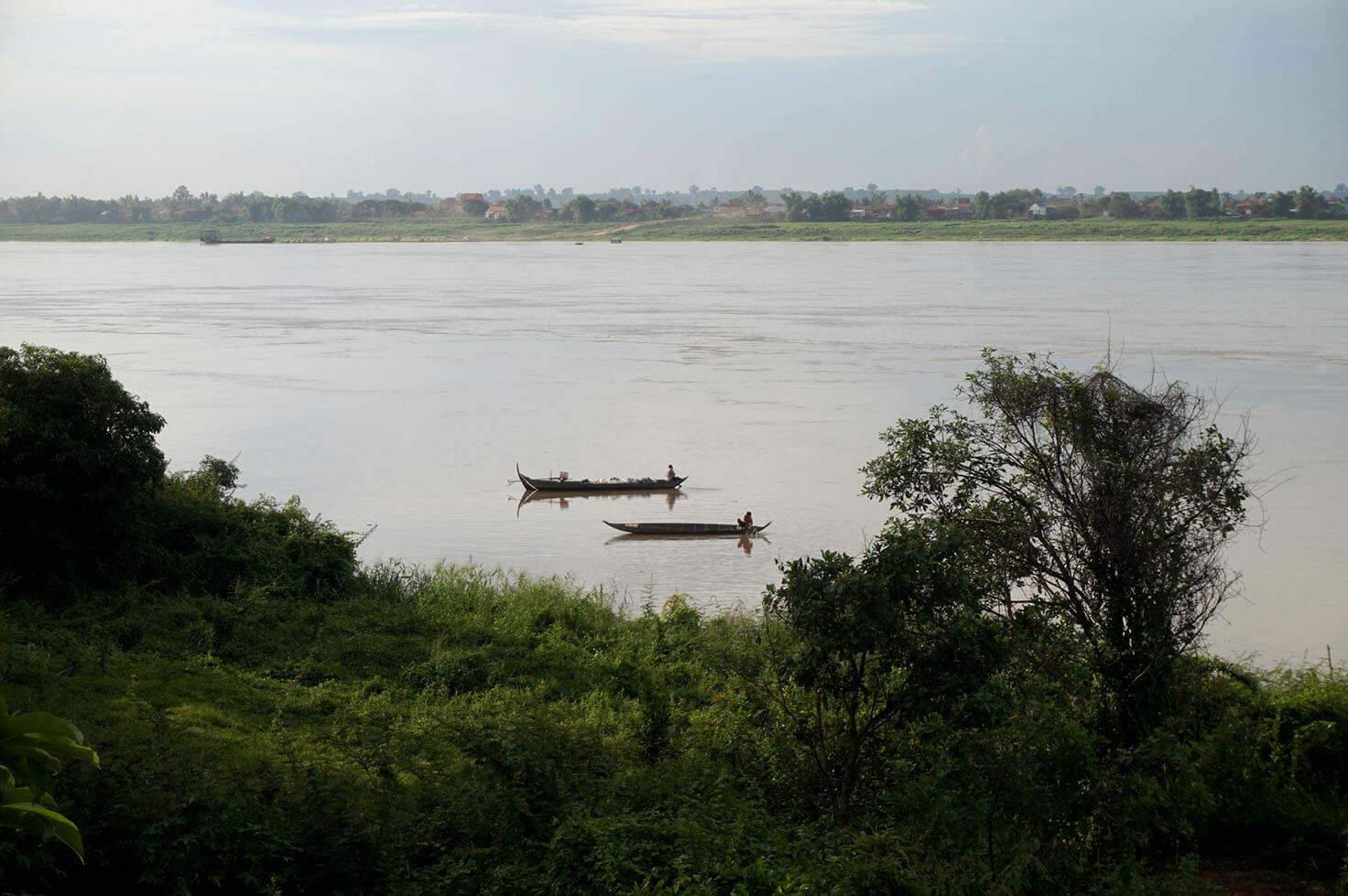 Mekong river in Kratie Cambodia
