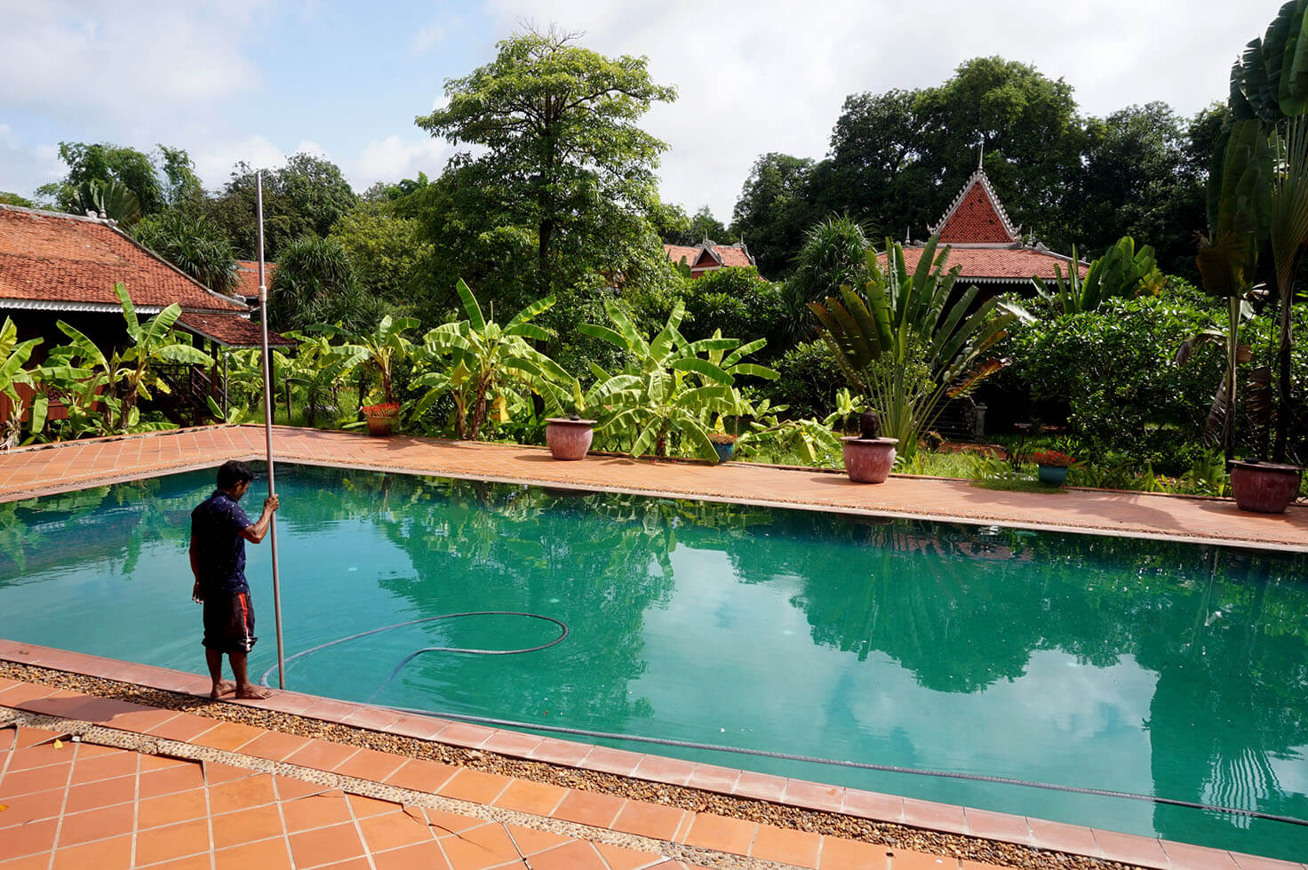Hotel in Koh Trong island