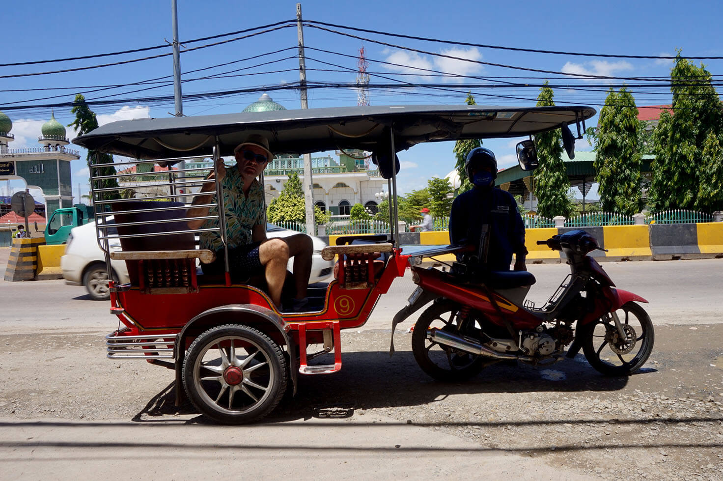 Tuc tuc near Phnom Penh
