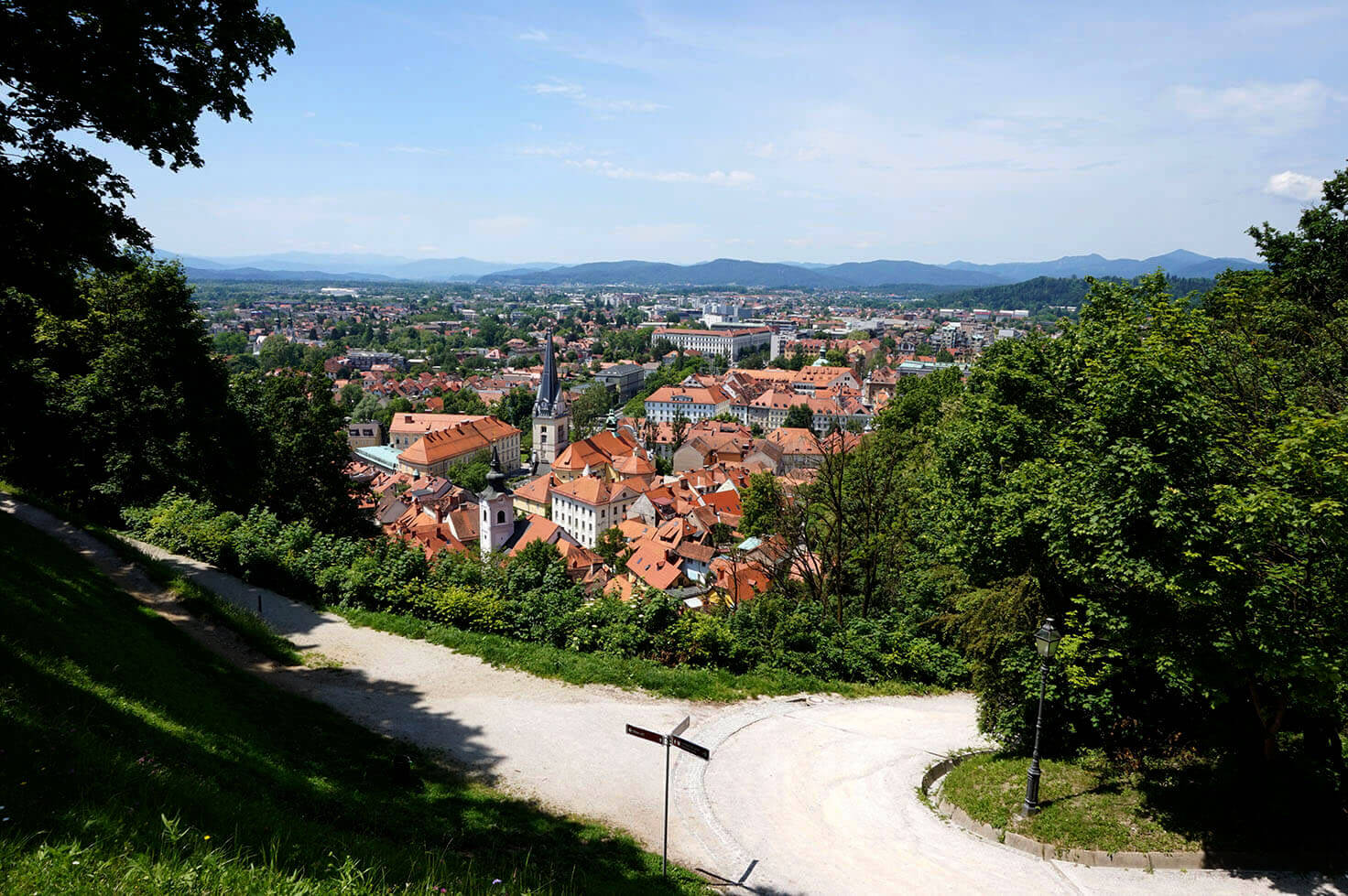 Ljubljana skyline
