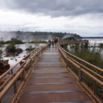 Walk in the Iguazu Falls
