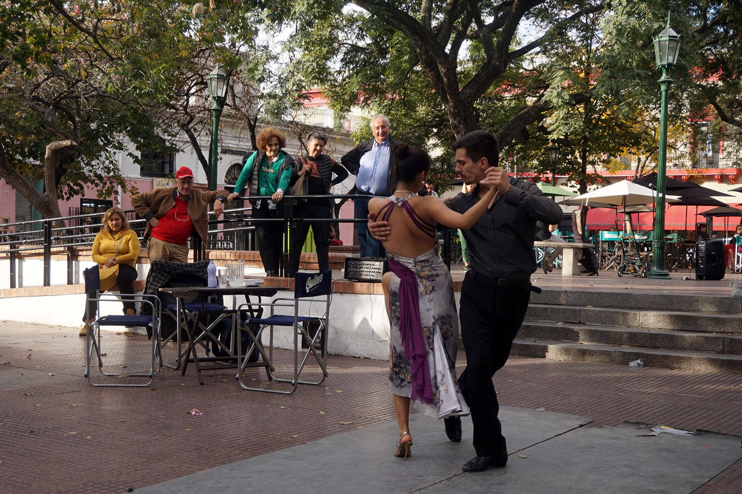 Tango on a square in San Telmo