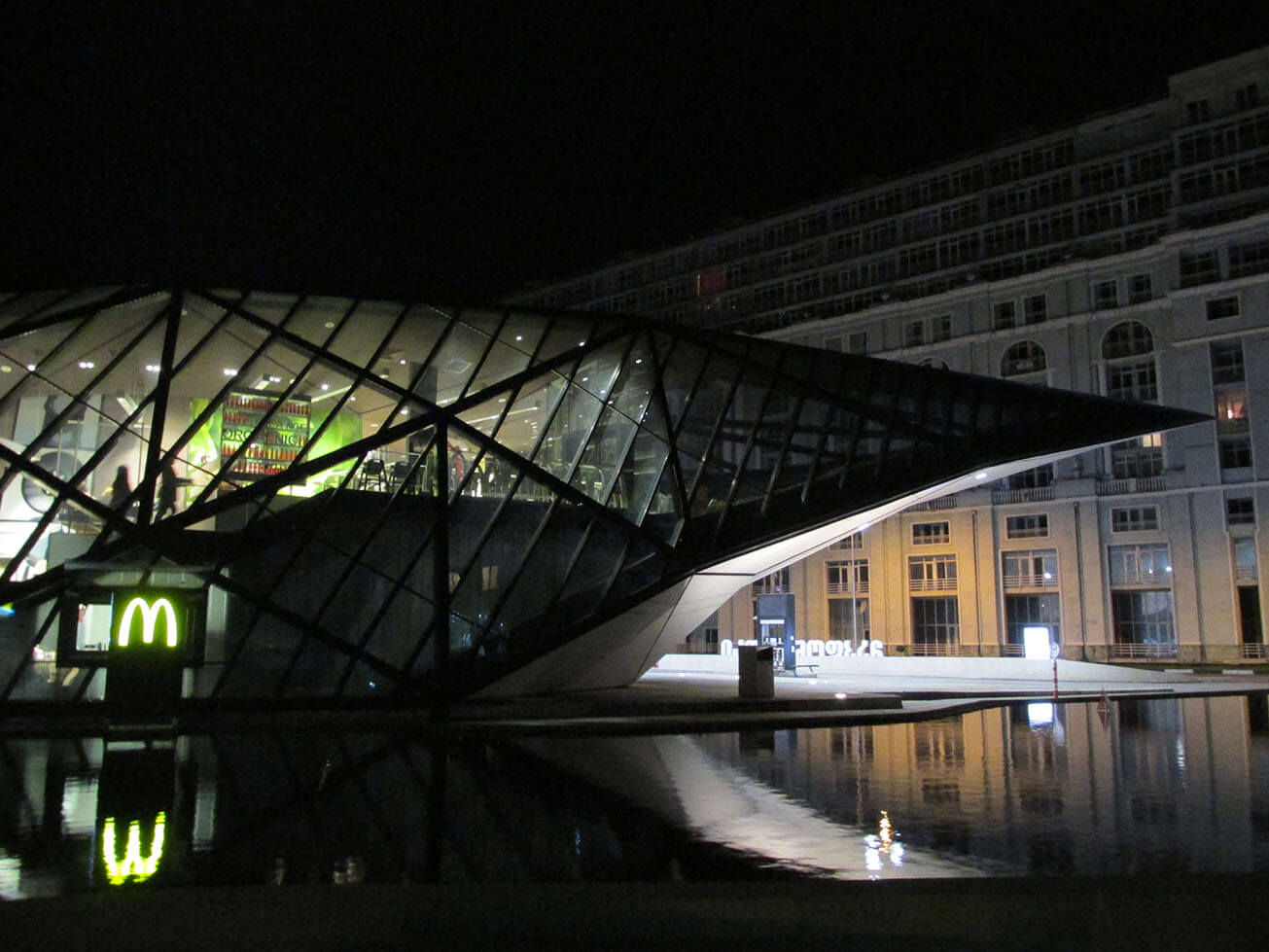 Iconic McDonalds in Batumi - contemporary landmark