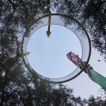 Homage to Gaudi in Parc del Centre del Poblenou