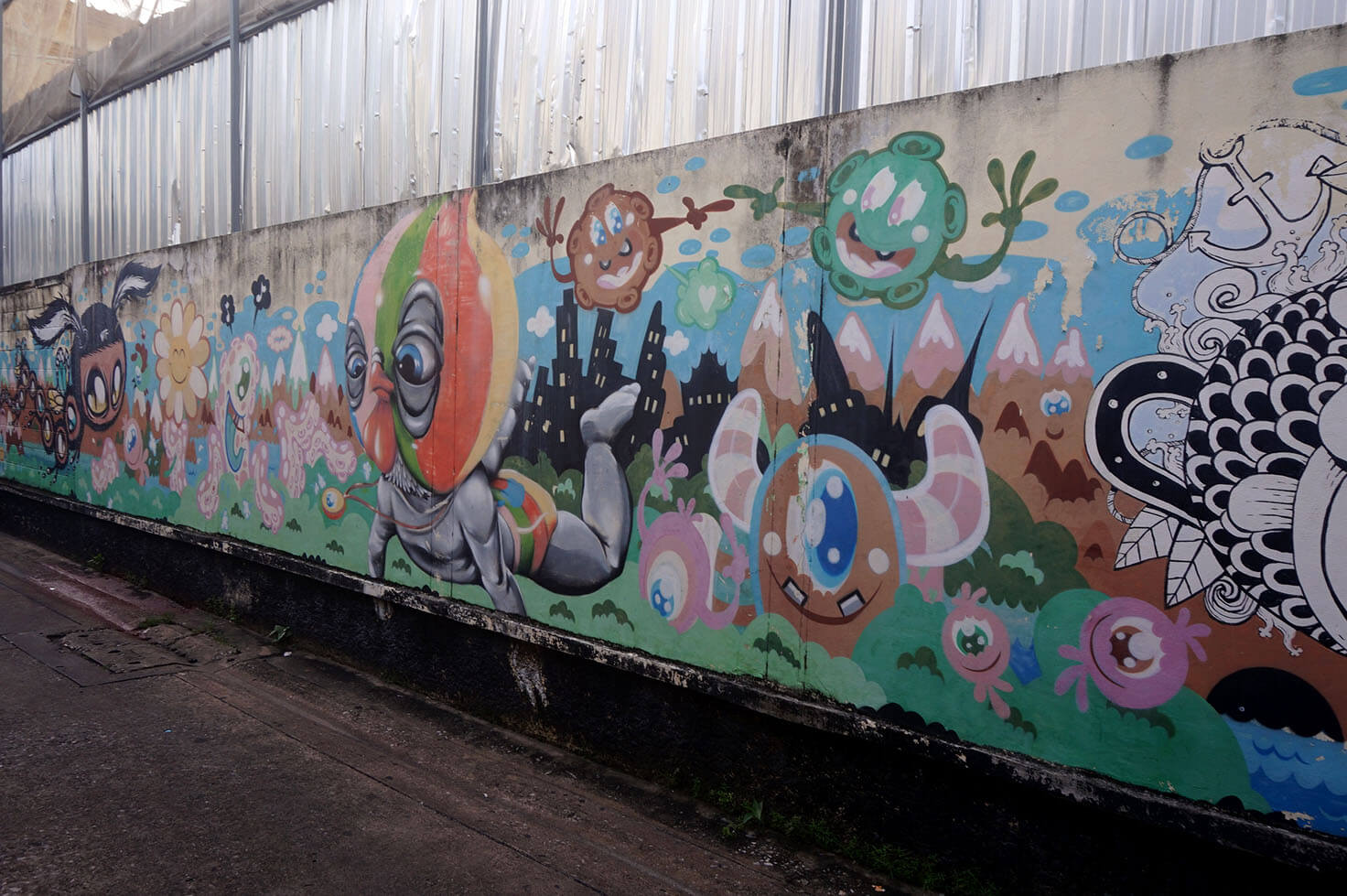 Graffiti in Ban Phan Thom